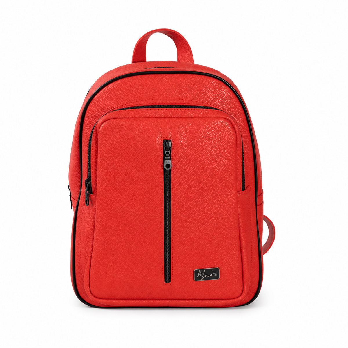 Back pack Mod. Tokio Mochila clasica cuero (Flother Rojo)