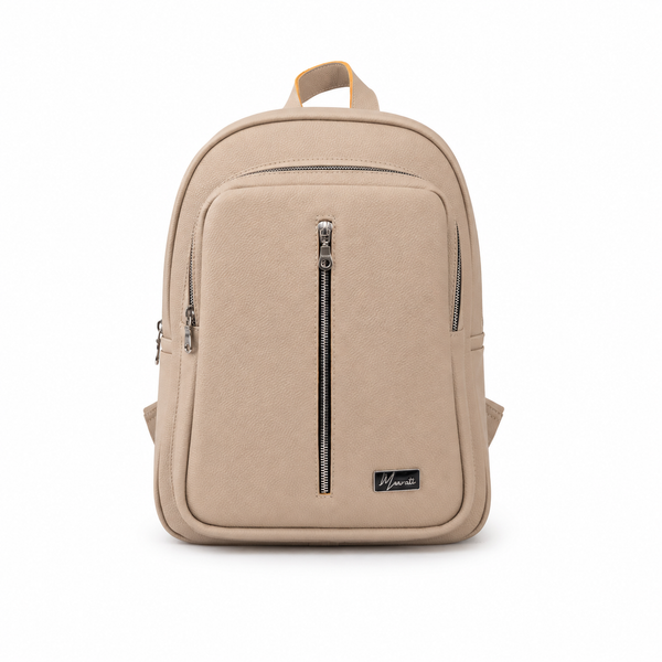 Back pack Mod. Tokio Mochila clasica cuero (Flother Camel)
