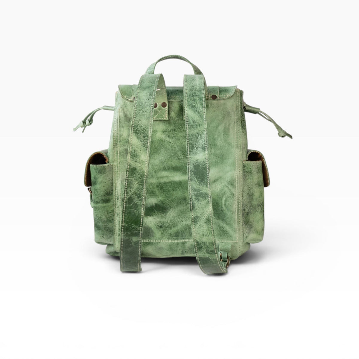 Backpack Mod. Chicago Urban style cuero *Crazy Verde* - mosvartimxBackpack Mod. Chicago Urban style cuero *Crazy Verde*