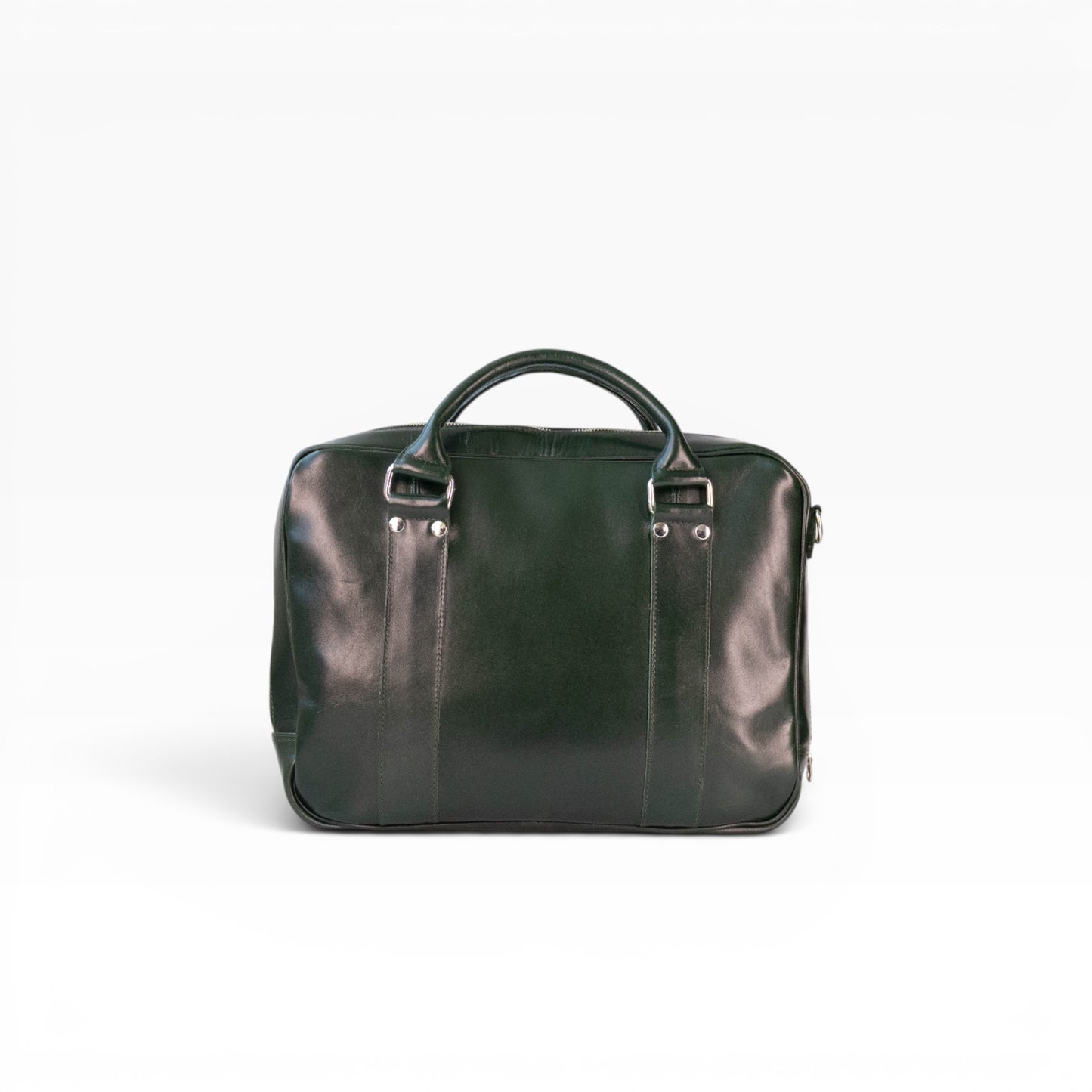 Maletin Portafolio 100% Cuero Mod. Holmes *Verde*