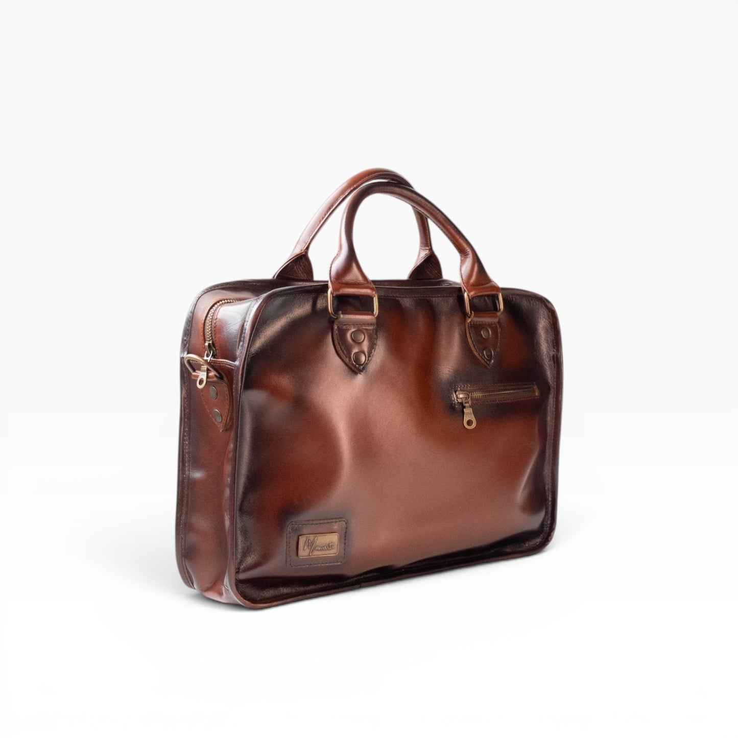 Maletín Piel Mod Amsterdam pull Roble Plus