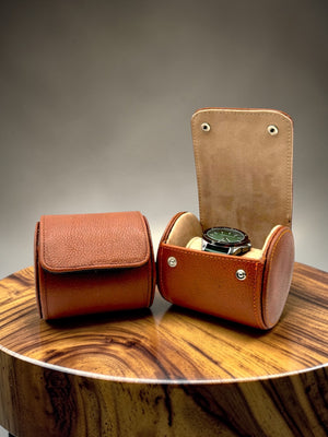 Estuche porta reloj de cuero genuino Mosvarti protector premium