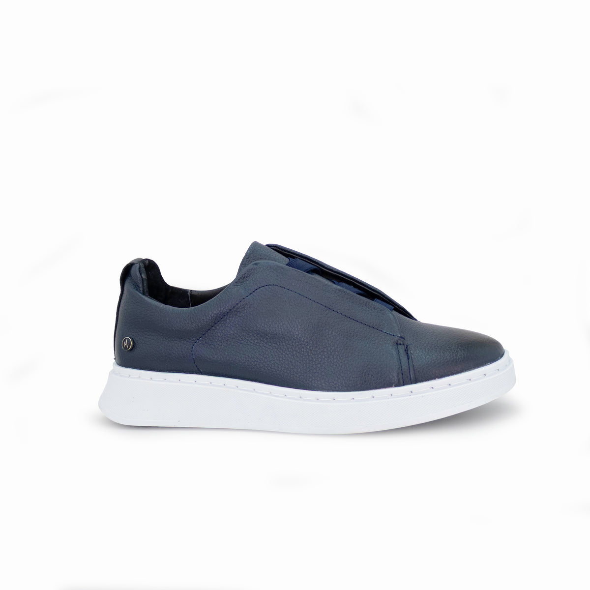 Tenis sneakers piel genuina mod 51003 azul