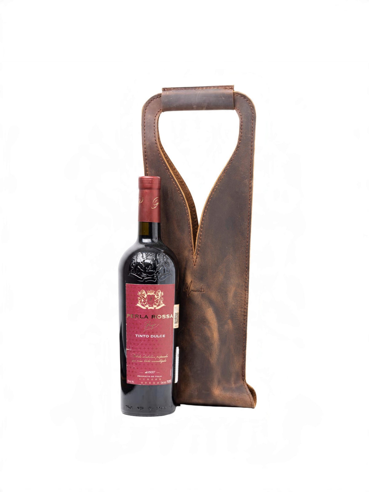Bolsa de vino de cuero Porta botella piel 100% Mod. Merlot - mosvartimxBolsa de vino de cuero Porta botella piel 100% Mod. Merlot