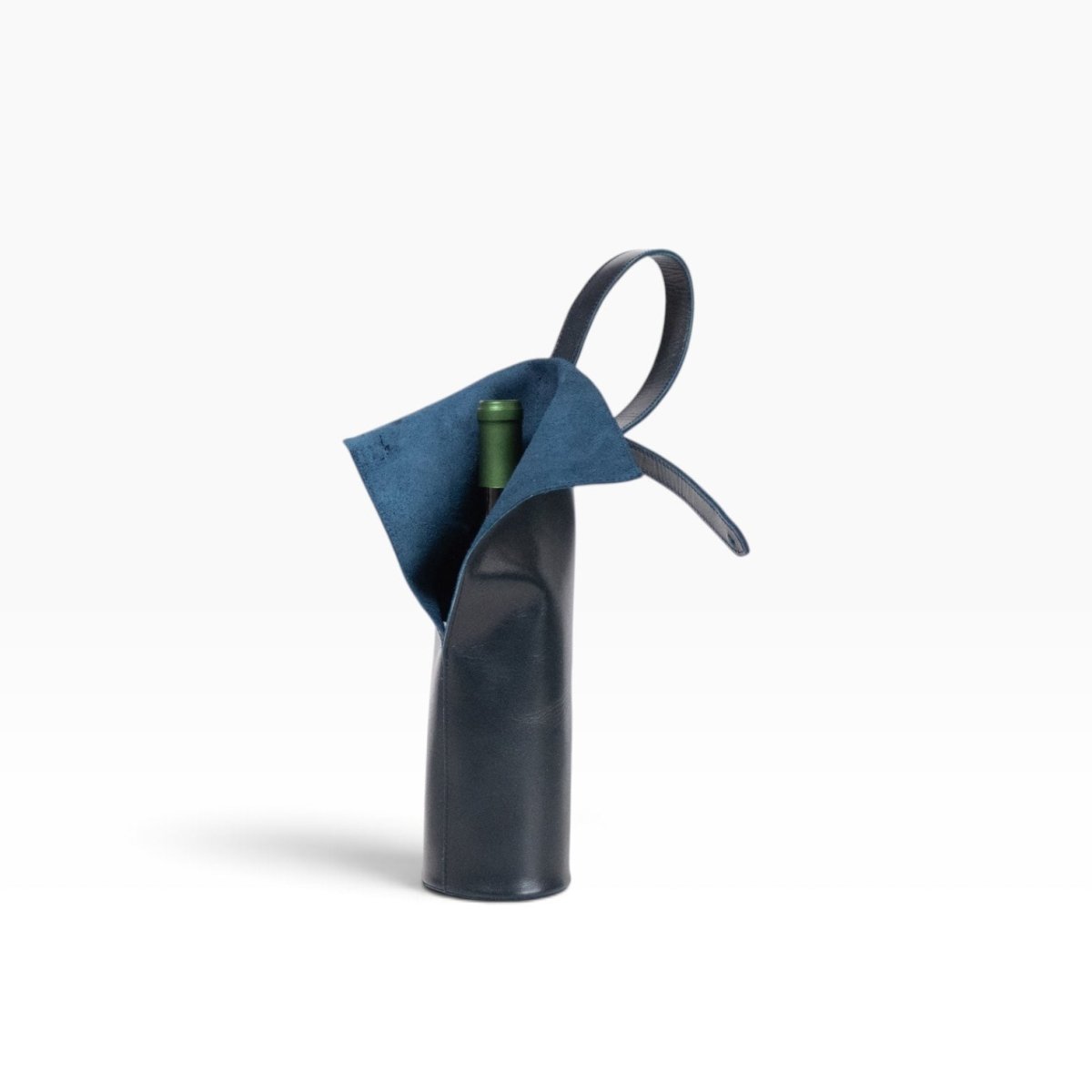 Bolsa de vino de cuero Porta botella piel 100% Mod. Cataluña - MosvartiBolsa de vino de cuero Porta botella piel 100% Mod. Cataluña