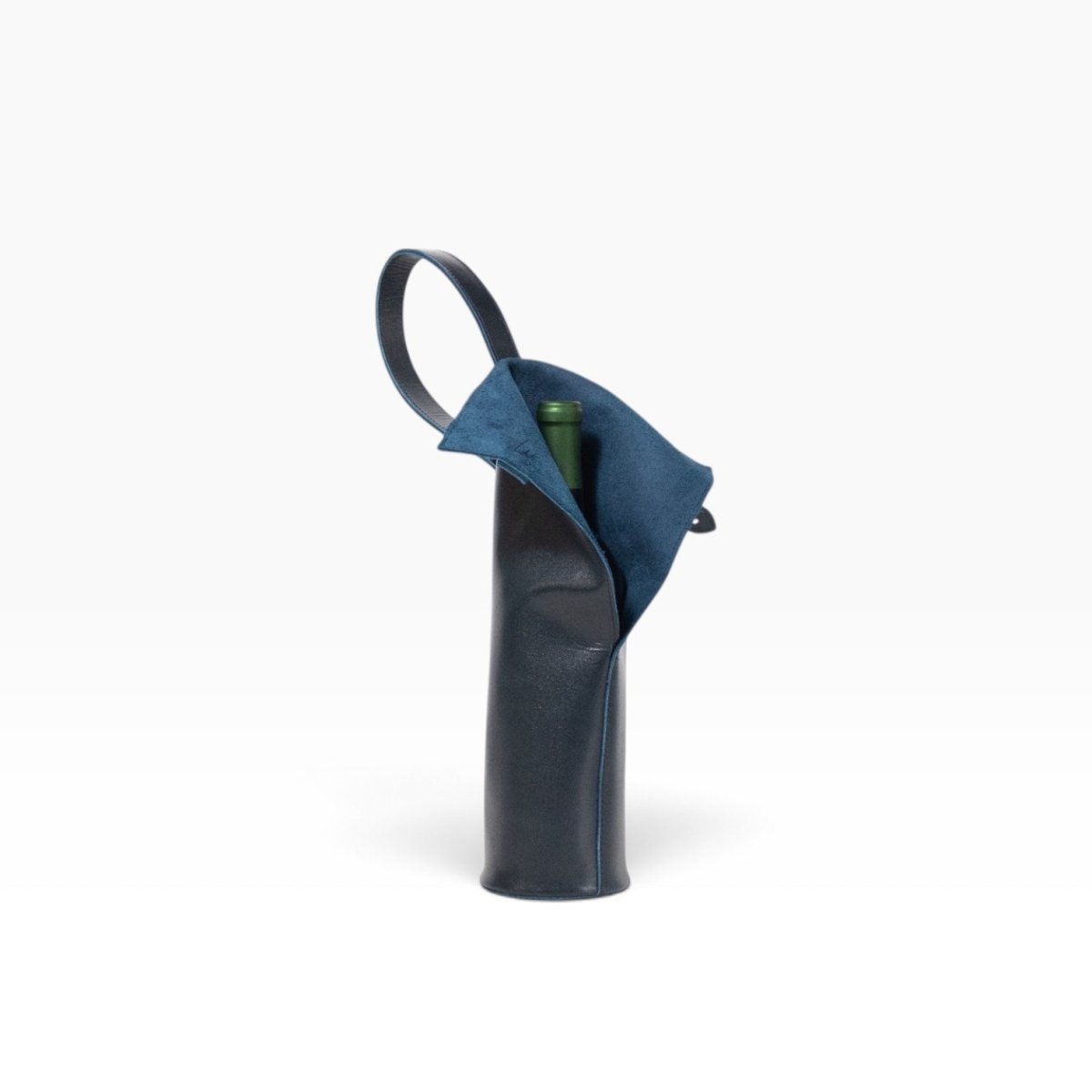 Bolsa de vino de cuero Porta botella piel 100% Mod. Cataluña - MosvartiBolsa de vino de cuero Porta botella piel 100% Mod. Cataluña