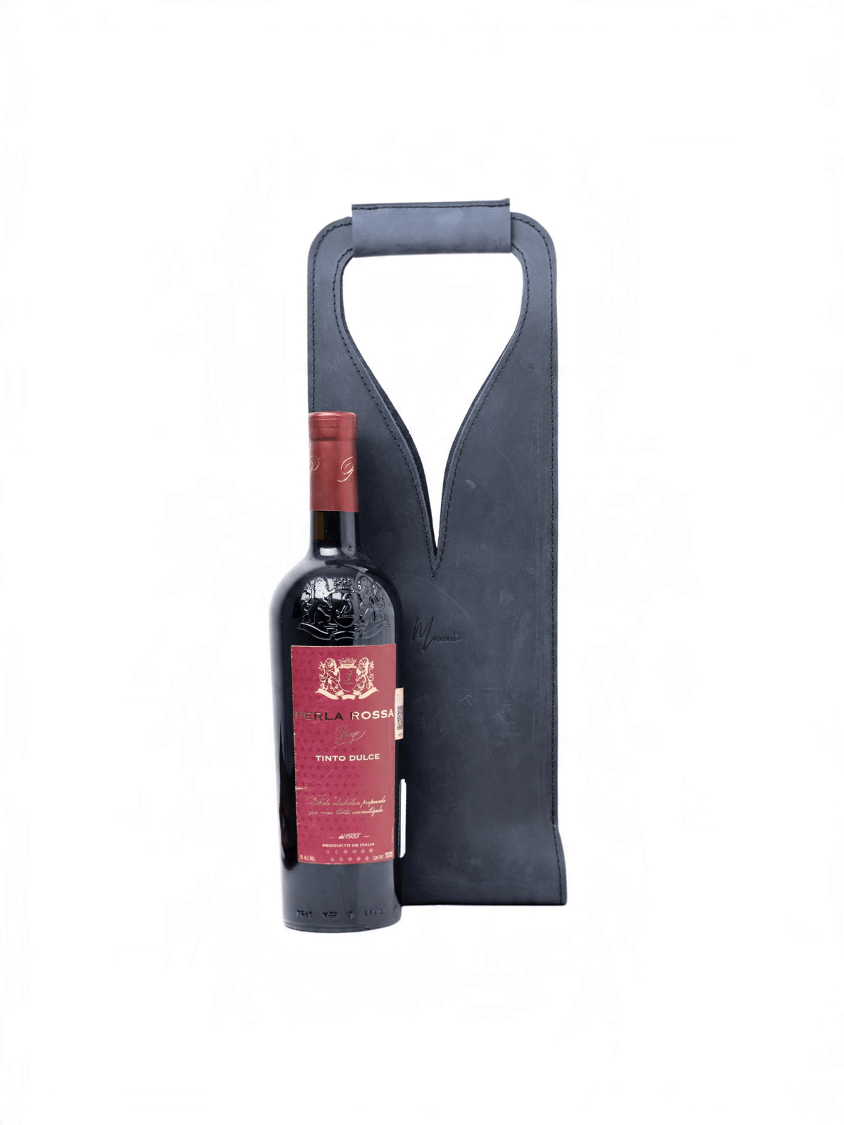 Bolsa de vino de cuero Porta botella piel 100% Mod. Merlot - mosvartimxBolsa de vino de cuero Porta botella piel 100% Mod. Merlot