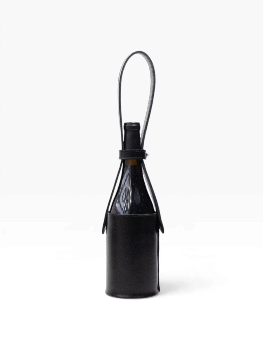Bolsa de vino de cuero Porta botella piel 100% Mod. Sauvignon - mosvartimxBolsa de vino de cuero Porta botella piel 100% Mod. Sauvignon