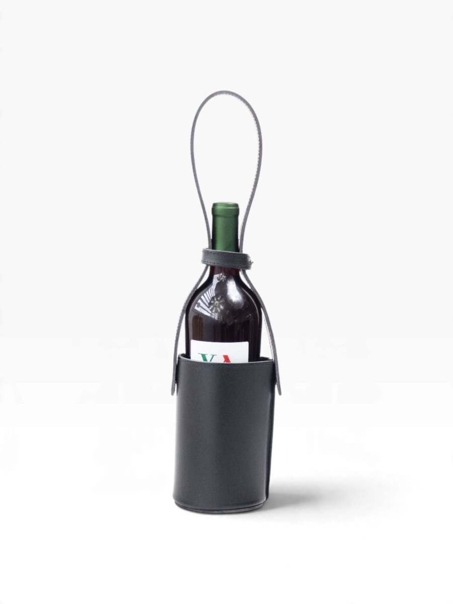 Bolsa de vino de cuero Porta botella piel 100% Mod. Sauvignon - mosvartimxBolsa de vino de cuero Porta botella piel 100% Mod. Sauvignon