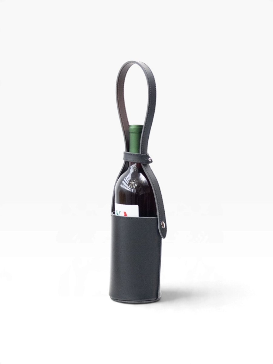 Bolsa de vino de cuero Porta botella piel 100% Mod. Sauvignon - mosvartimxBolsa de vino de cuero Porta botella piel 100% Mod. Sauvignon