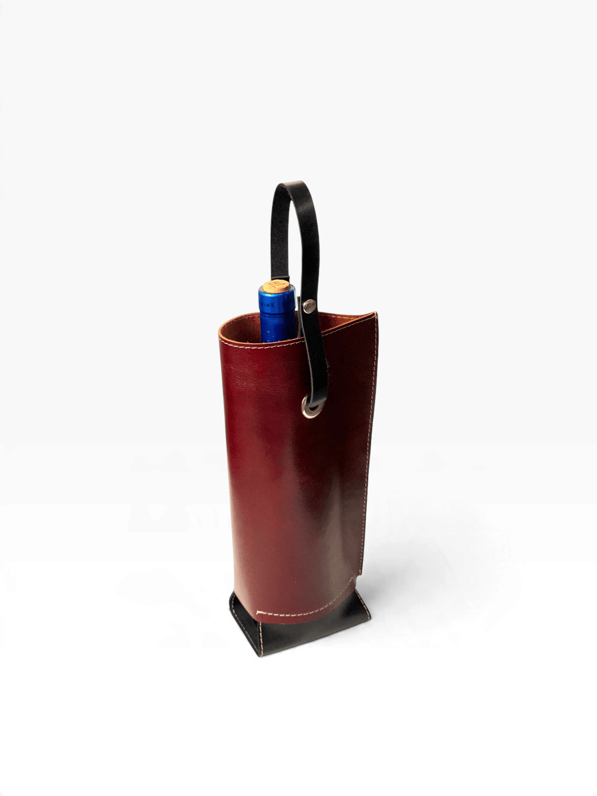 Bolsa de vino de cuero Porta botella piel 100% Mod. (Oporto) pull shedron - mosvartimxBolsa de vino de cuero Porta botella piel 100% Mod. (Oporto) pull shedron