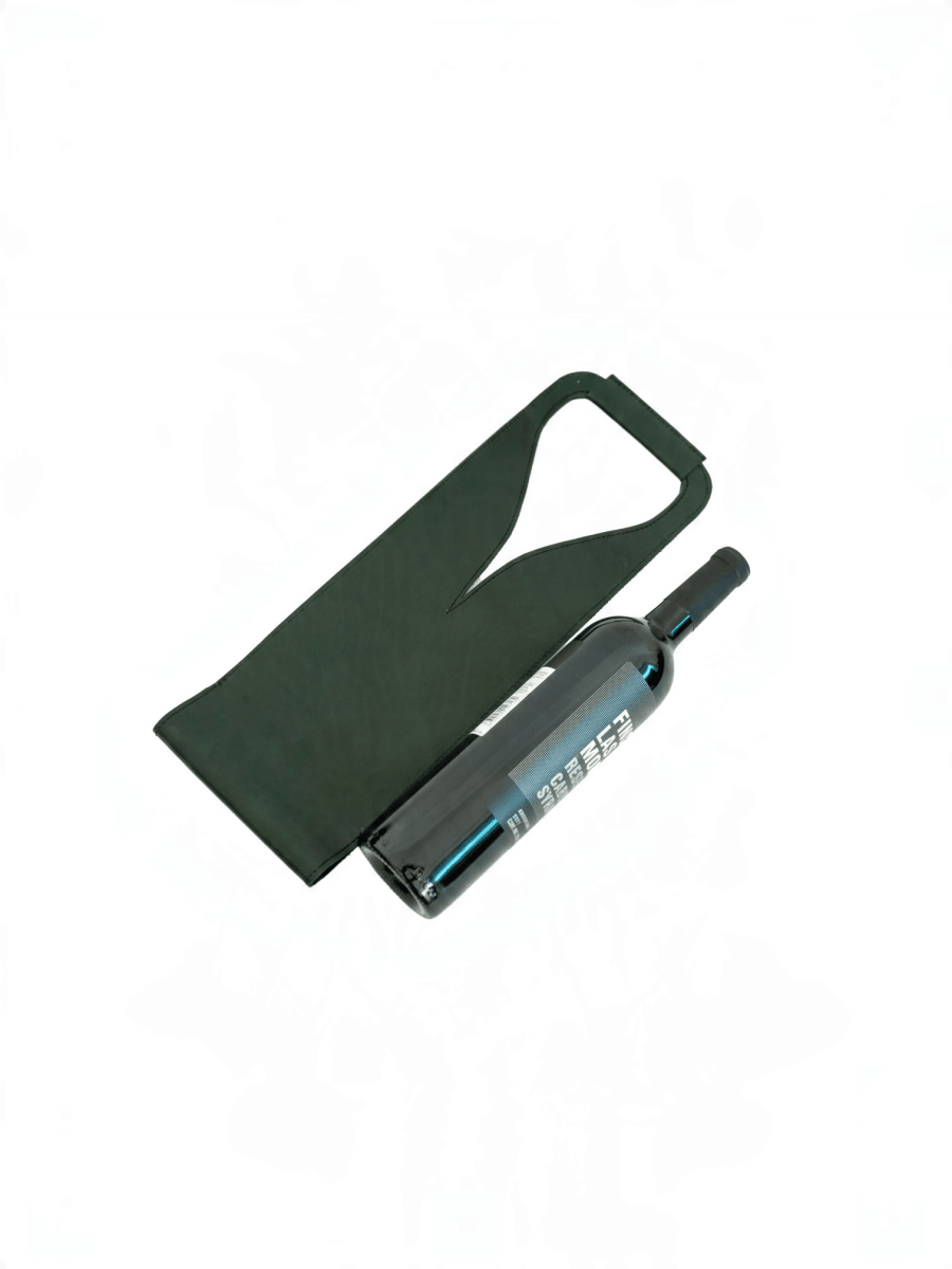 Bolsa de vino de cuero Porta botella piel 100% Mod. Merlot - MosvartiBolsa de vino de cuero Porta botella piel 100% Mod. Merlot