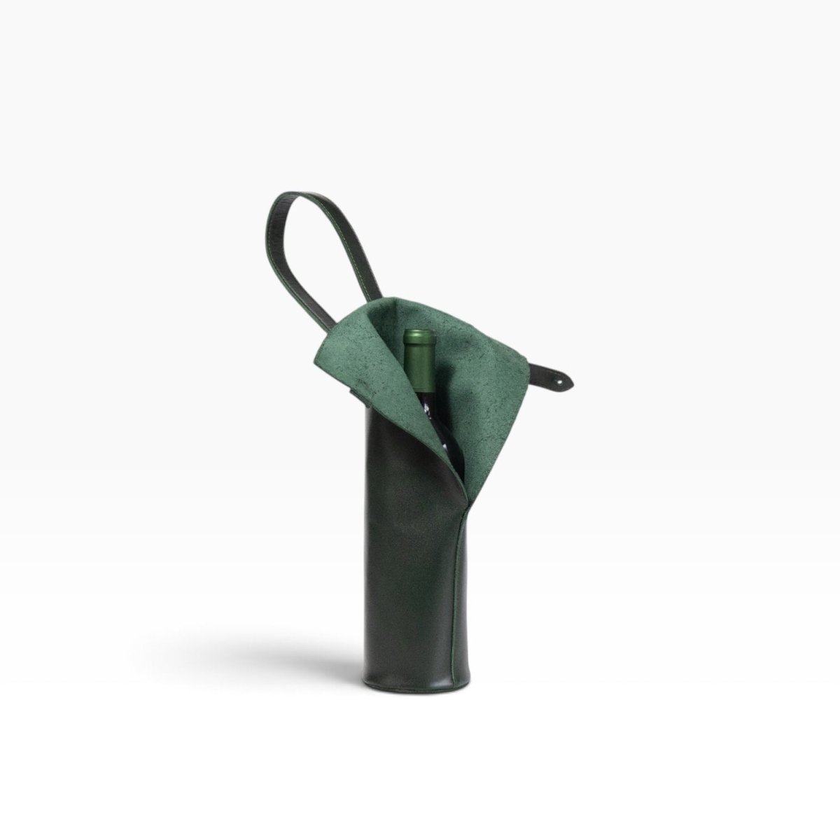 Bolsa de vino de cuero Porta botella piel 100% Mod. Cataluña - MosvartiBolsa de vino de cuero Porta botella piel 100% Mod. Cataluña