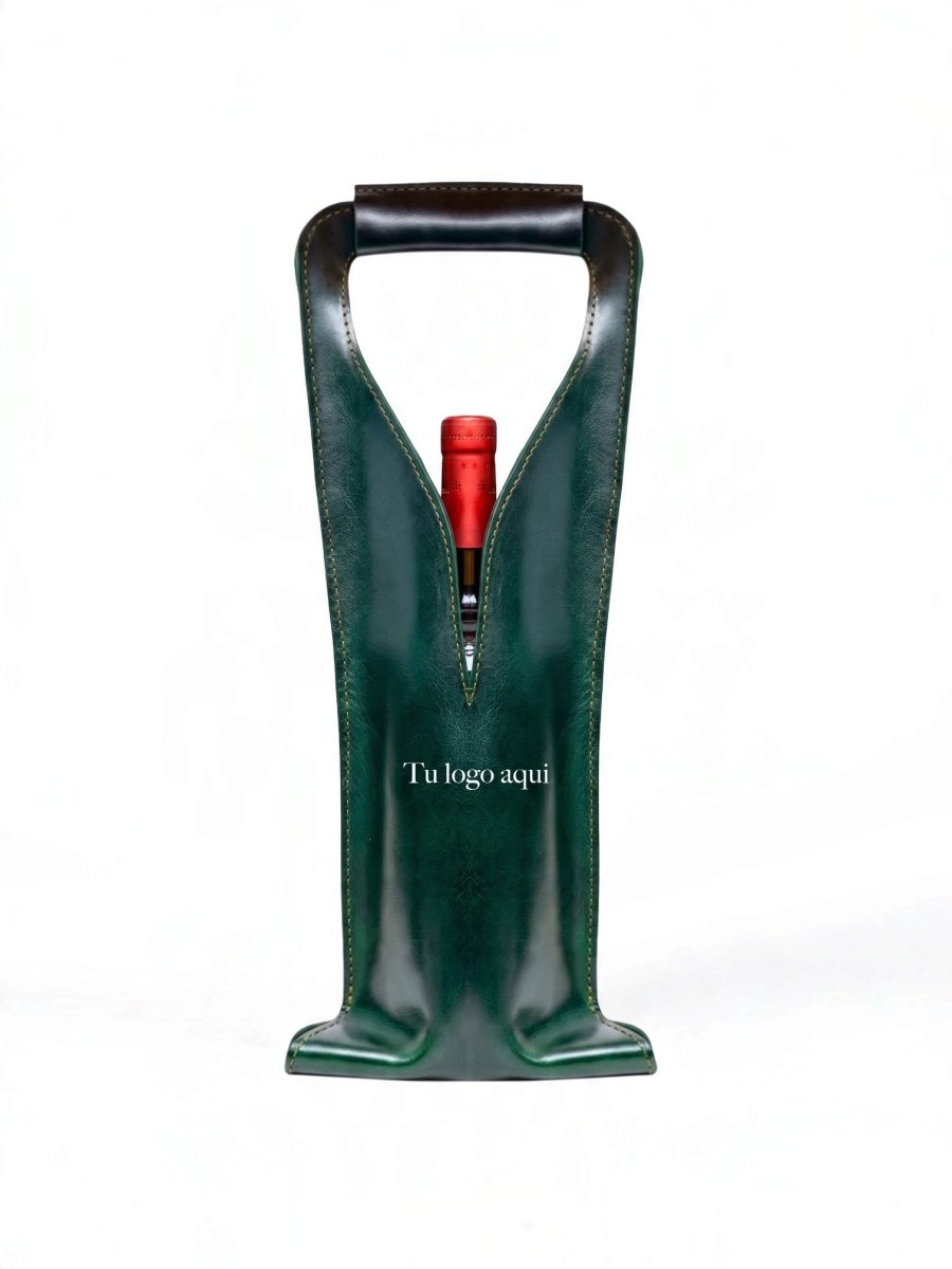 Bolsa de vino de cuero Porta botella piel 100% Mod. Merlot - MosvartiBolsa de vino de cuero Porta botella piel 100% Mod. Merlot