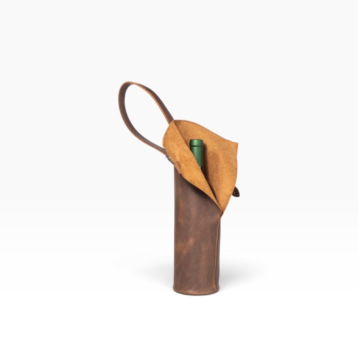 Bolsa de vino de cuero Porta botella piel 100% Mod. Cataluña - MosvartiBolsa de vino de cuero Porta botella piel 100% Mod. Cataluña