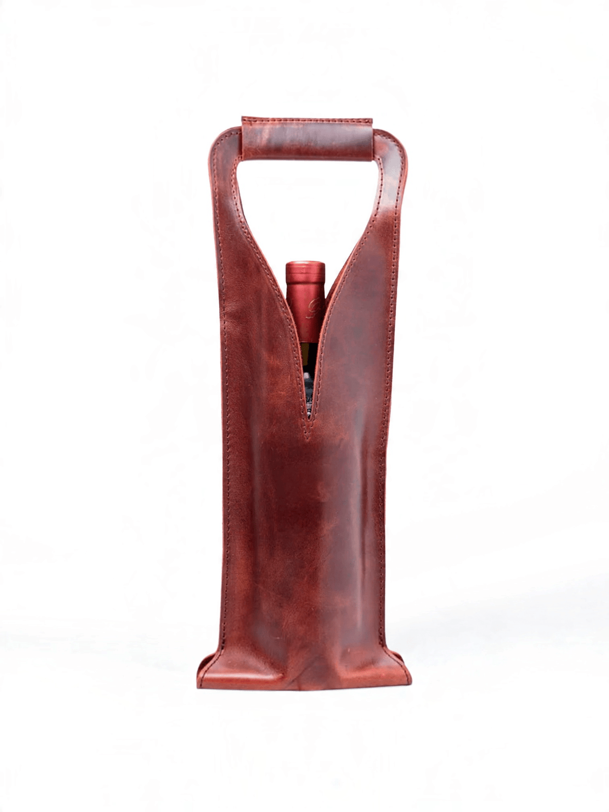 Bolsa de vino de cuero Porta botella piel 100% Mod. Merlot - mosvartimxBolsa de vino de cuero Porta botella piel 100% Mod. Merlot