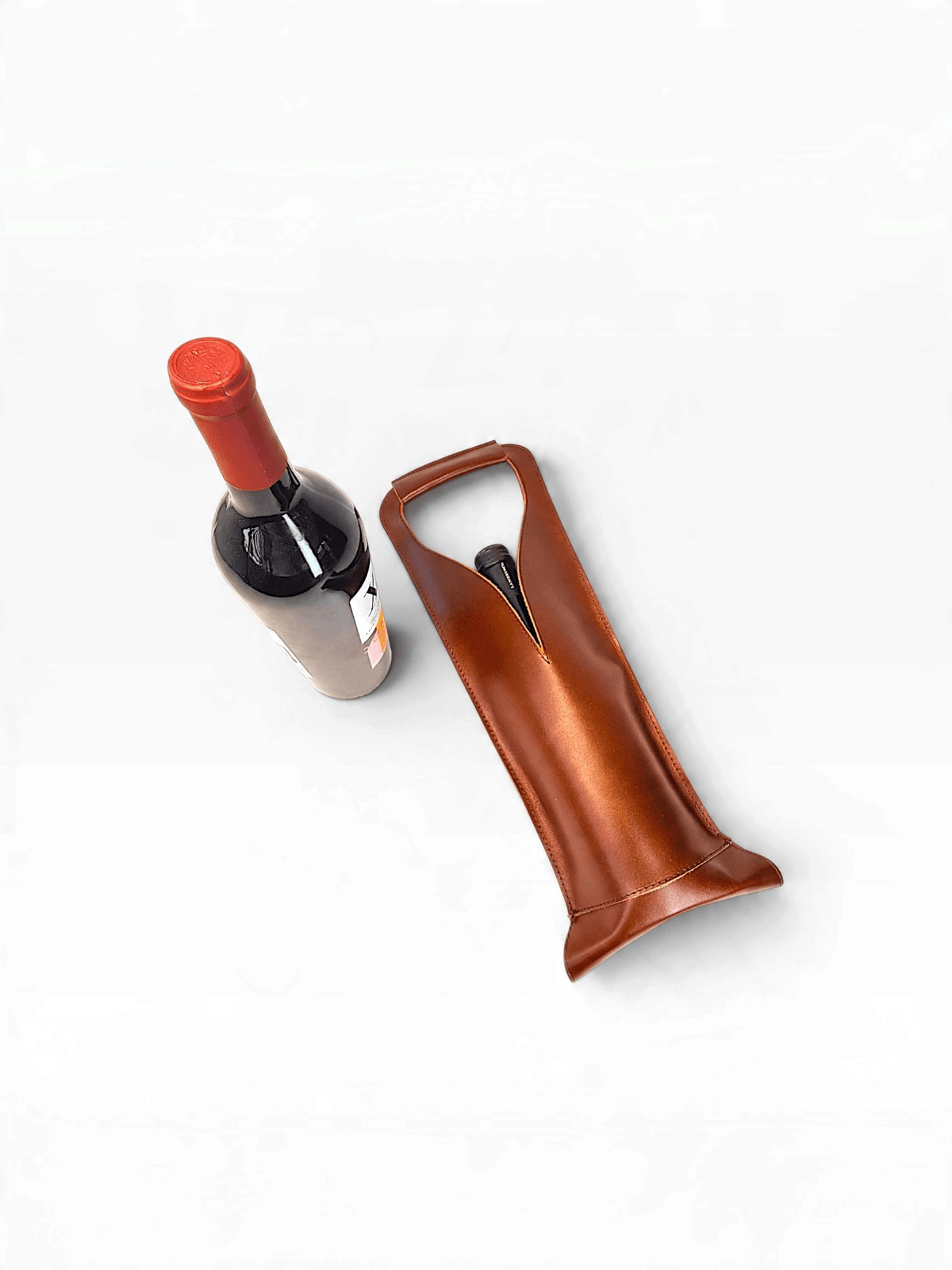Bolsa de vino de cuero Porta botella piel 100% Mod. *Merlot Plus + - mosvartimxBolsa de vino de cuero Porta botella piel 100% Mod. *Merlot Plus +