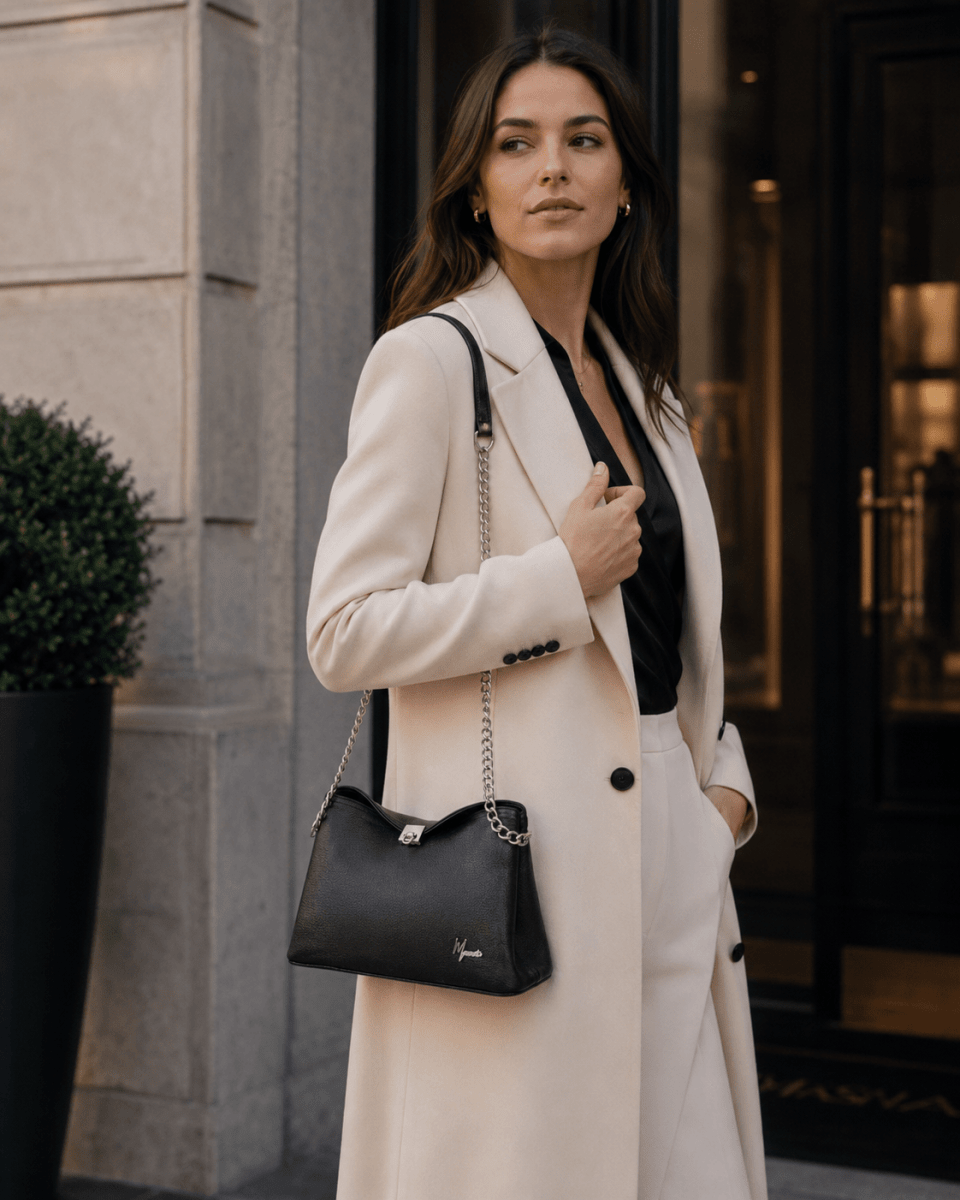 Bolso Estonia Cross body Negro - MosvartiBolso Estonia Cross body Negro