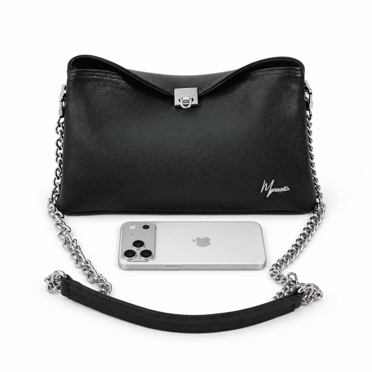 Bolso Estonia Cross body Negro - MosvartiBolso Estonia Cross body Negro