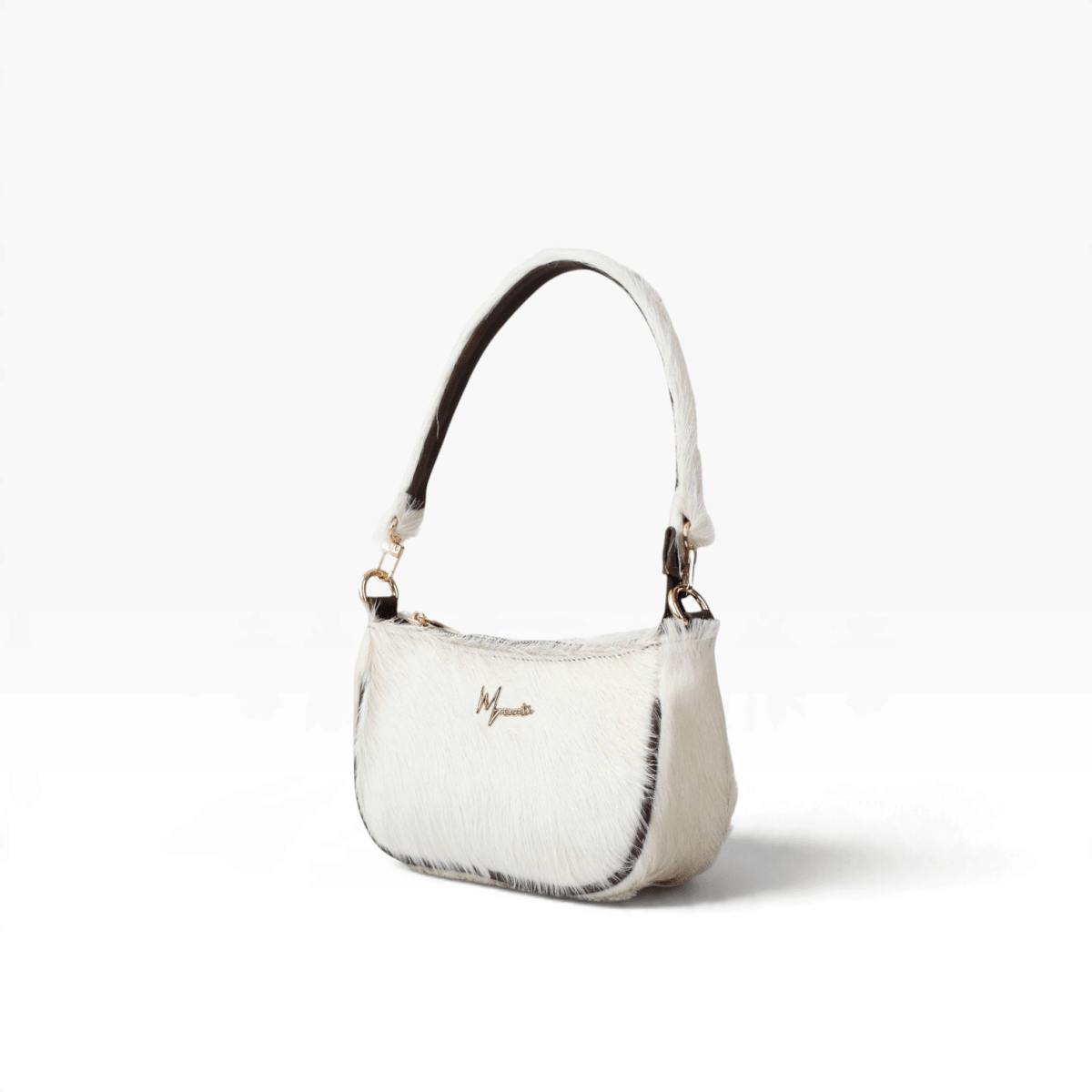 Bolso cross body Mini Mod Aranza Plus+ Pelo Bovino Natural - mosvartimxBolso cross body Mini Mod Aranza Plus+ Pelo Bovino Natural