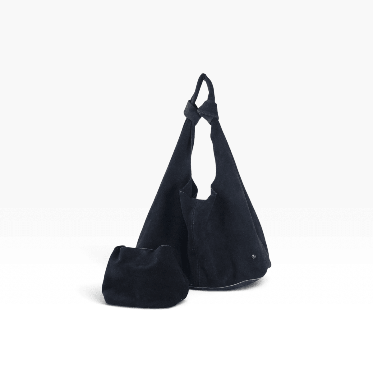 Bolso Hobo Mod Inglaterra *Gamuza Negra* - MosvartiBolso Hobo Mod Inglaterra *Gamuza Negra*