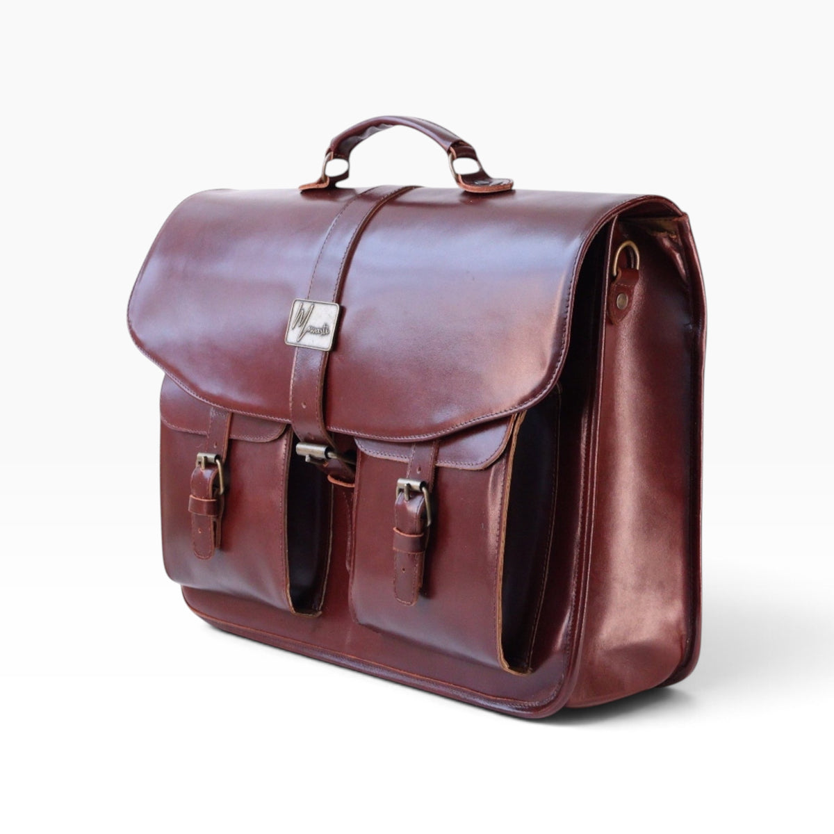 New Portafolio 100% CUERO Mod. Messenger *Pull Shedron* 19” - mosvartimxNew Portafolio 100% CUERO Mod. Messenger *Pull Shedron* 19”