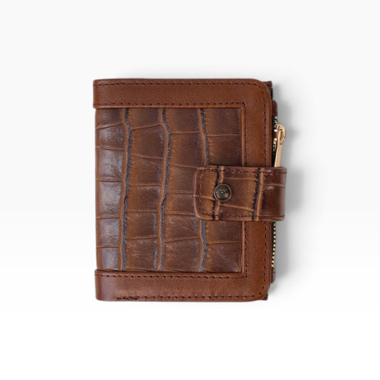Cartera Dama Grabado Cocodrilo mod Bolivia