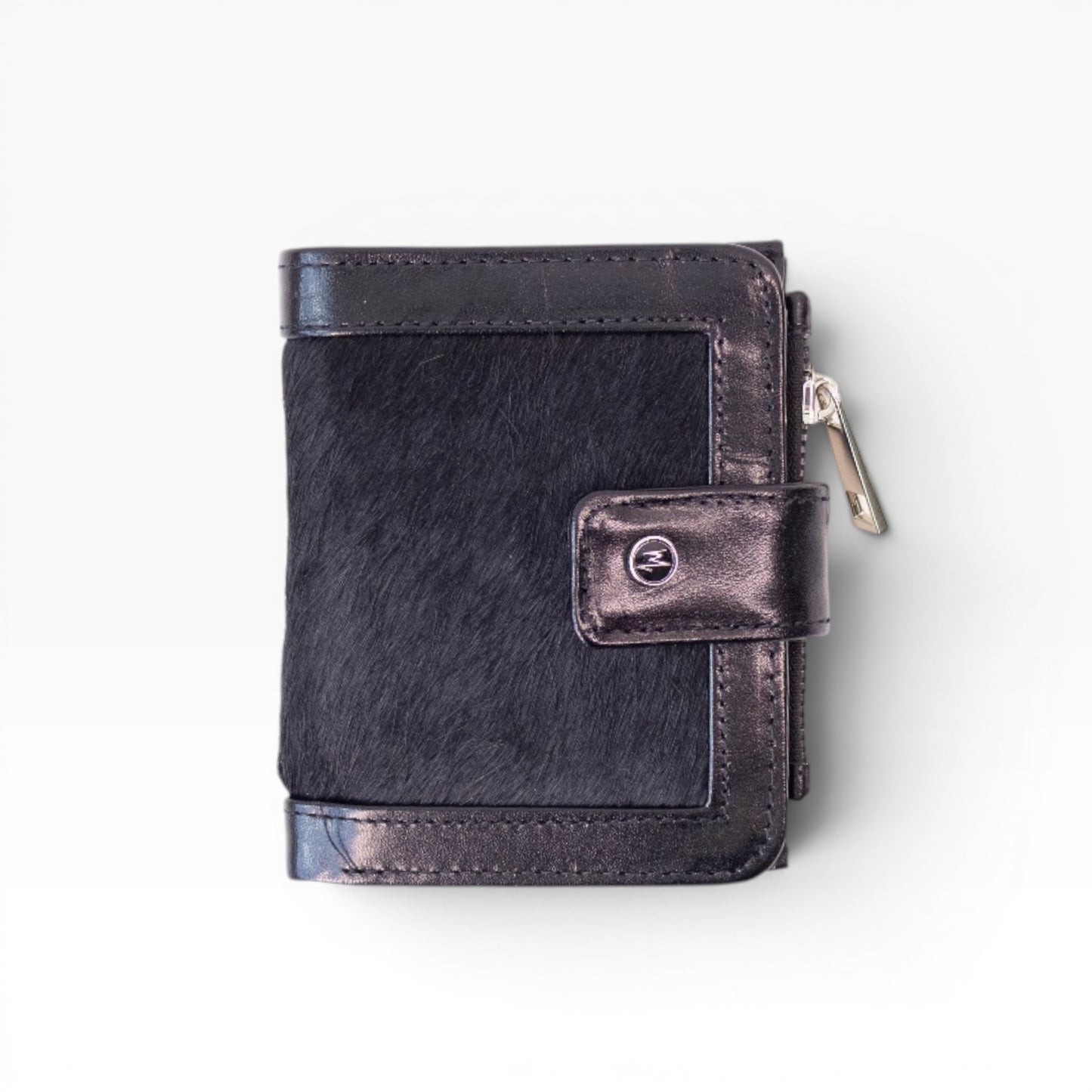 Cartera Dama (Pelo de vaca negro ...) mod Bolivia