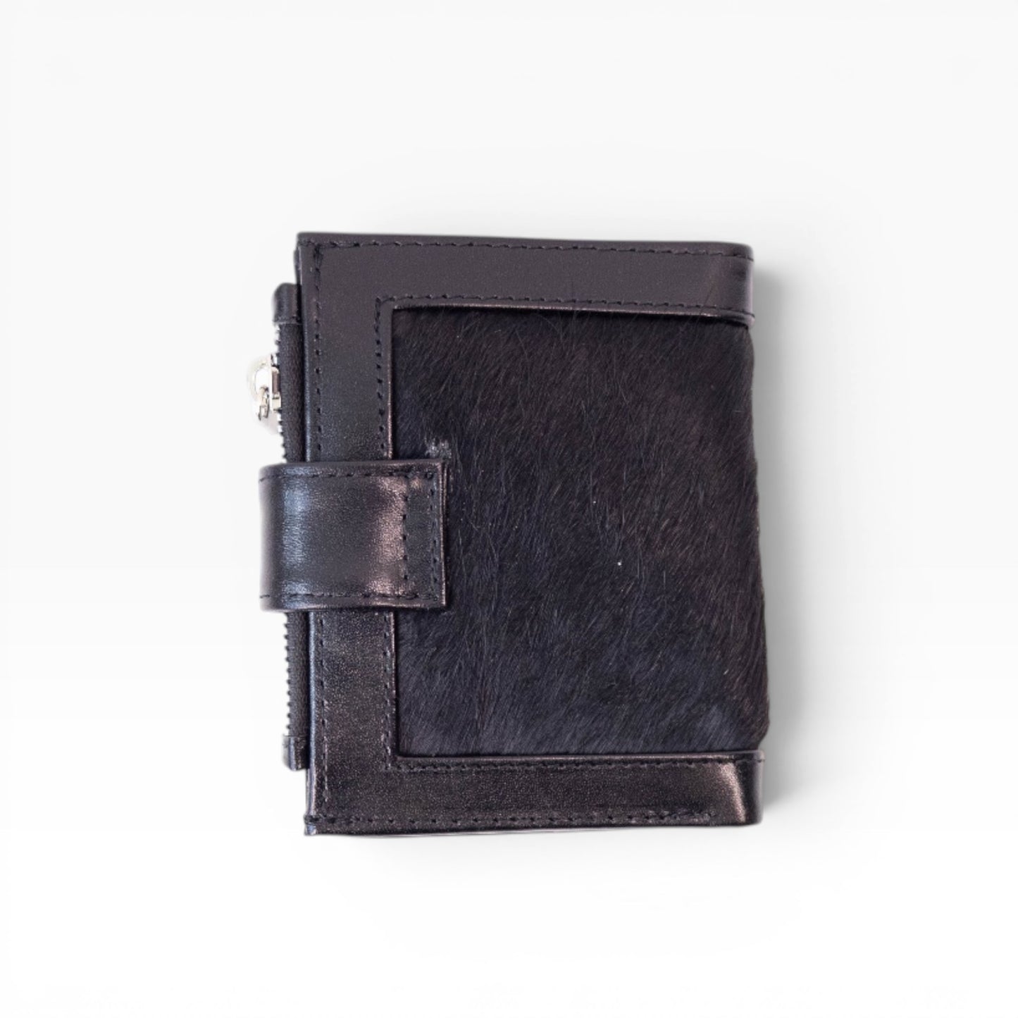 Cartera Dama (Pelo de vaca negro ...) mod Bolivia