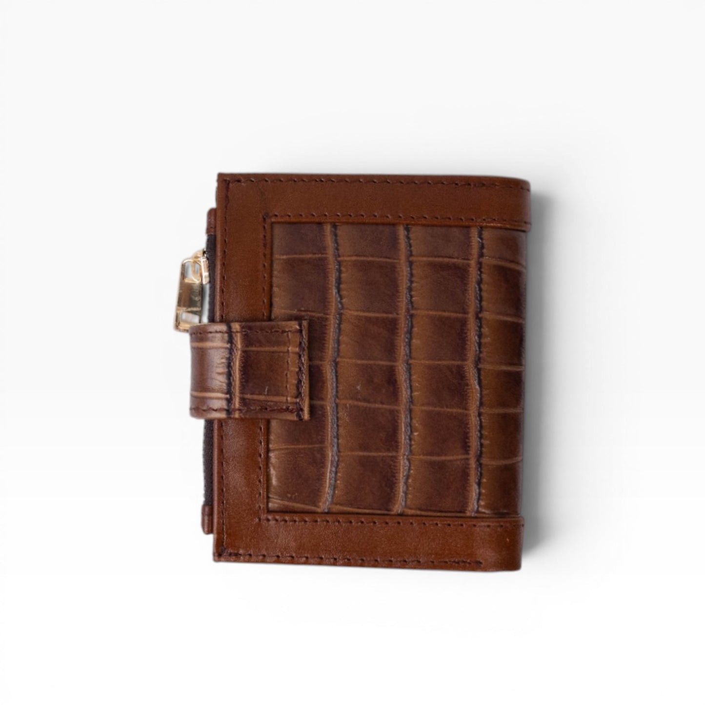 Cartera Dama Grabado Cocodrilo mod Bolivia
