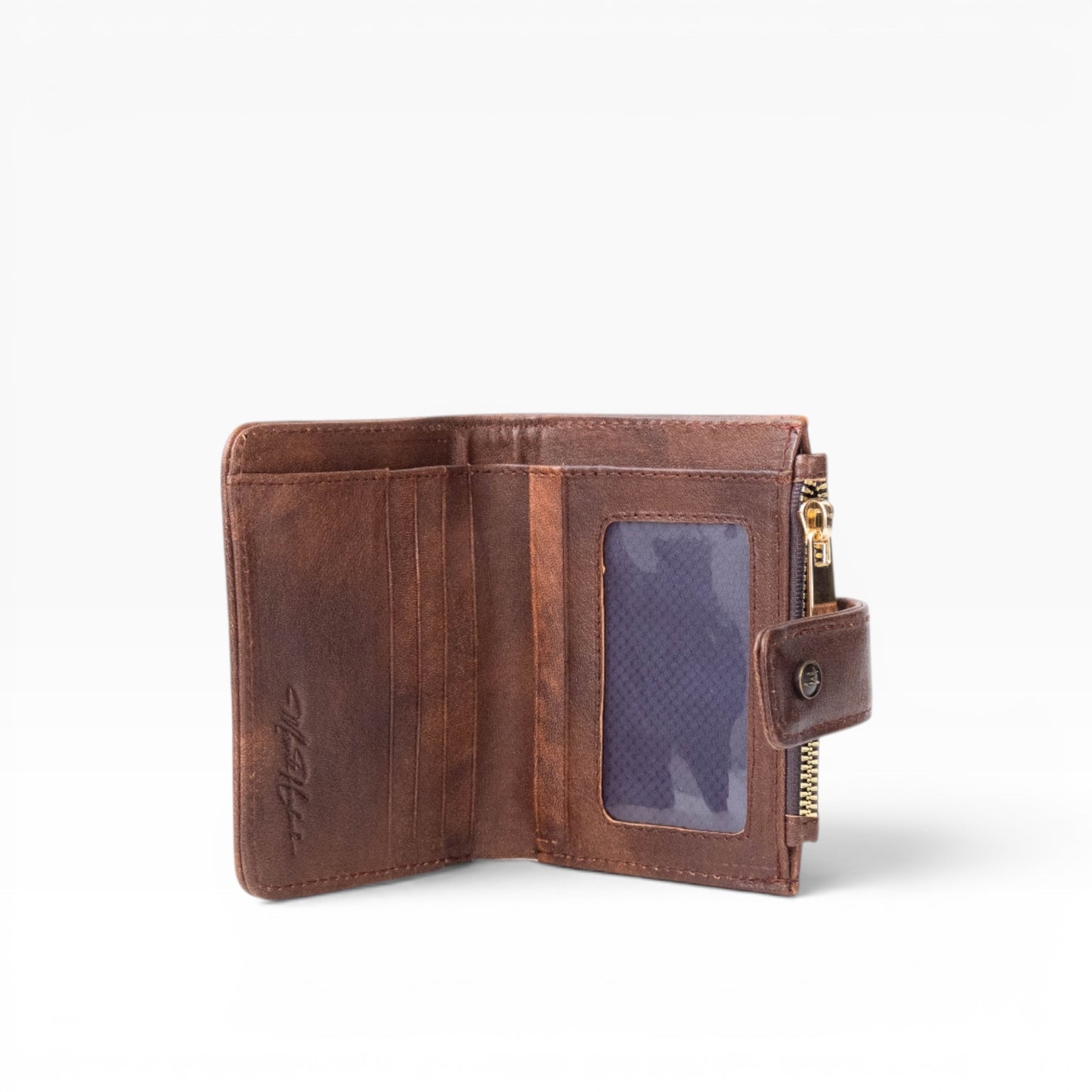 Cartera Dama (Piel Cafe de ...) mod Bolivia (Copia)