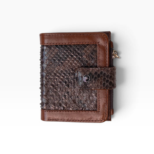 Cartera Dama (piel de Piton cafe) mod Bolivia