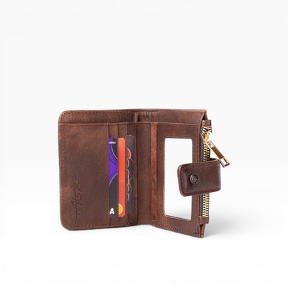 Cartera Dama (Piel Cafe de ...) mod Bolivia (Copia)