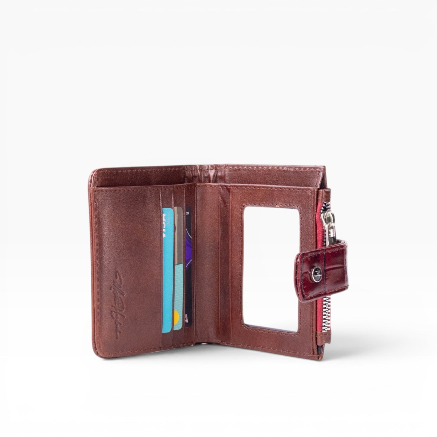Cartera Dama (Grabado de Cocodrilo rojo) mod Bolivia