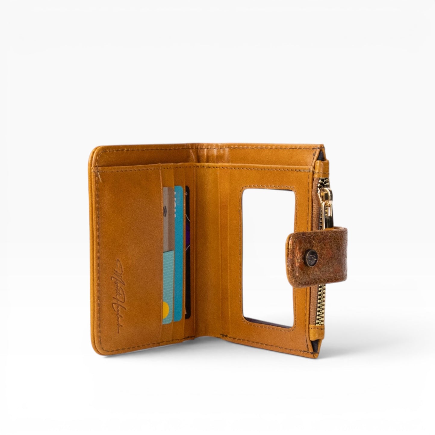 Cartera Dama (Piel Cafe claro de ...) mod Bolivia