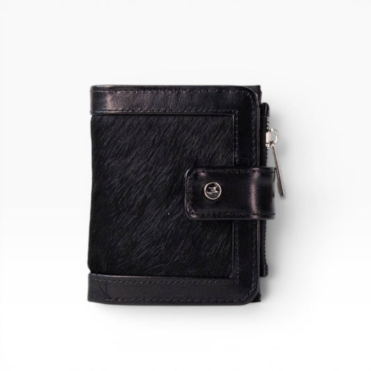 Cartera Dama (Pelo de vaca negro ...) mod Bolivia