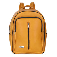 Back pack Mod. Tokio Mochila clasica cuero Mostaza