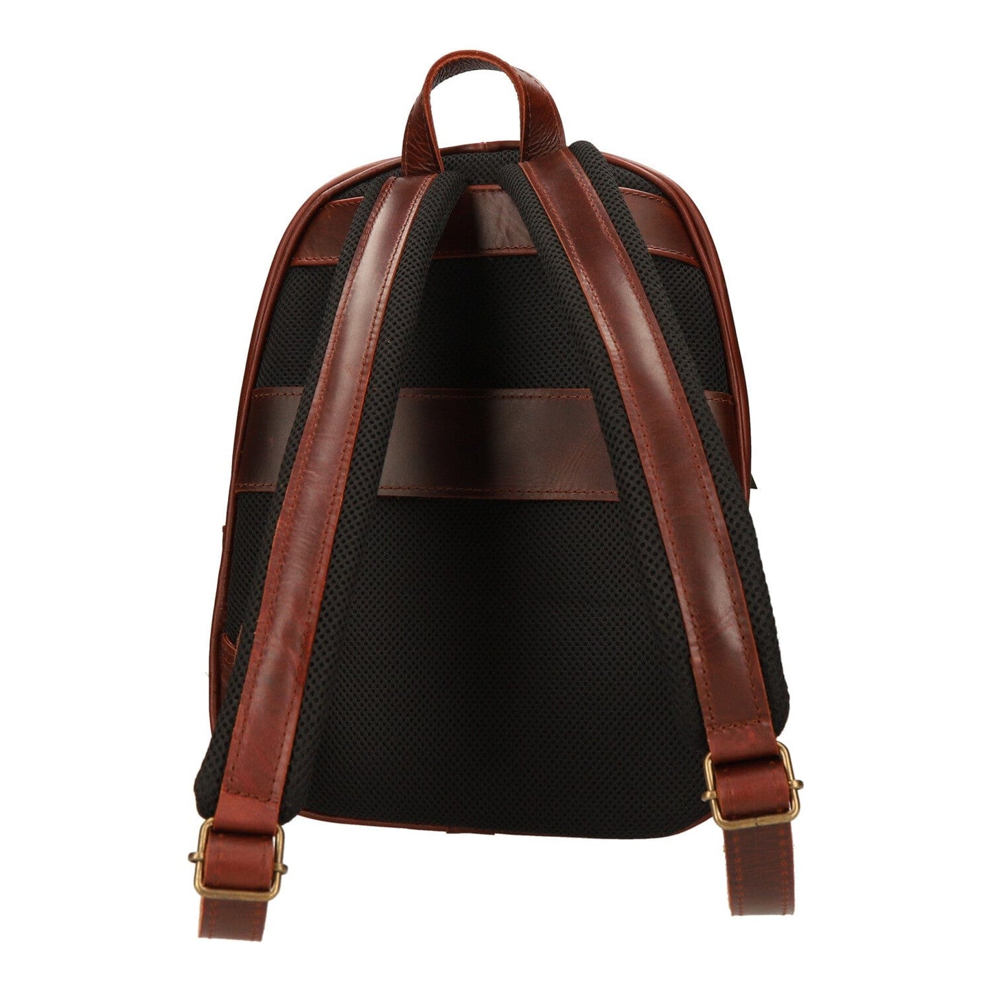 MOSVARTI Back pack Mod. Tokio Mochila clasica cuero (shedron)