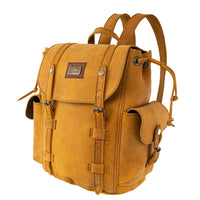 Backpack Mod. Chicago Urban style cuero (crazy miel)
