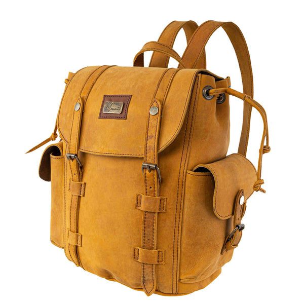 Backpack Mod. Chicago Urban style cuero (crazy miel)