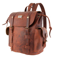 Backpack Mod. Chicago Urban style cuero( crazy shedron)