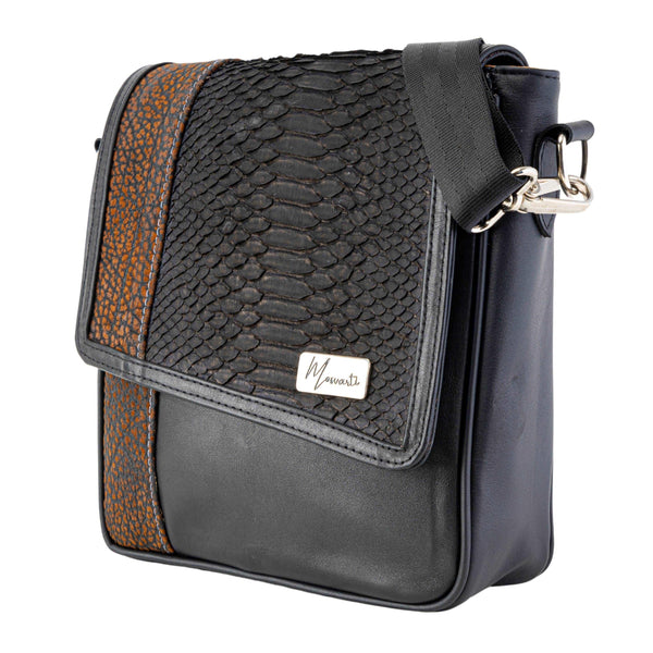 Bandolera Caballero Mod. Búffalo / Piton Con Cuello De Toro
