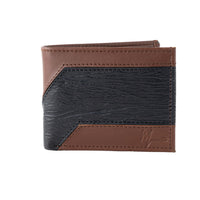 Cartera caballero Leather exotic Genuine Mod. Zafari CAFÉ/TIBURON NEGRO