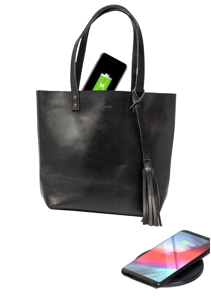 Bolsa Dama Tote con cargador Magnético🔋 y cosmetiquera con cierre💄 - mosvartimxBolsa Dama Tote con cargador Magnético🔋 y cosmetiquera con cierre💄