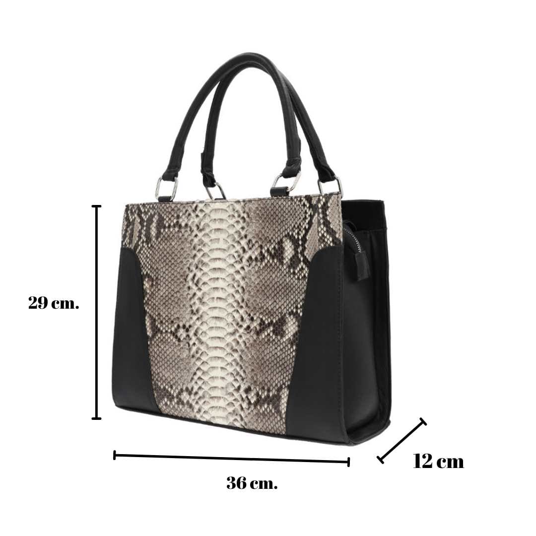 Bolso Amazonas Damá Pitón Genuino (Natural) - mosvartimxBolso Amazonas Damá Pitón Genuino (Natural)