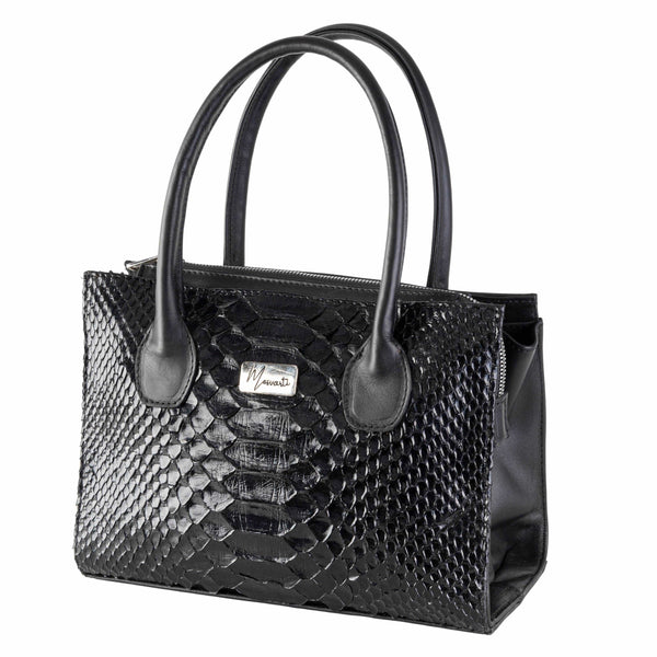 Bolso Birkin Sensations (Piton Negro Lustrado)