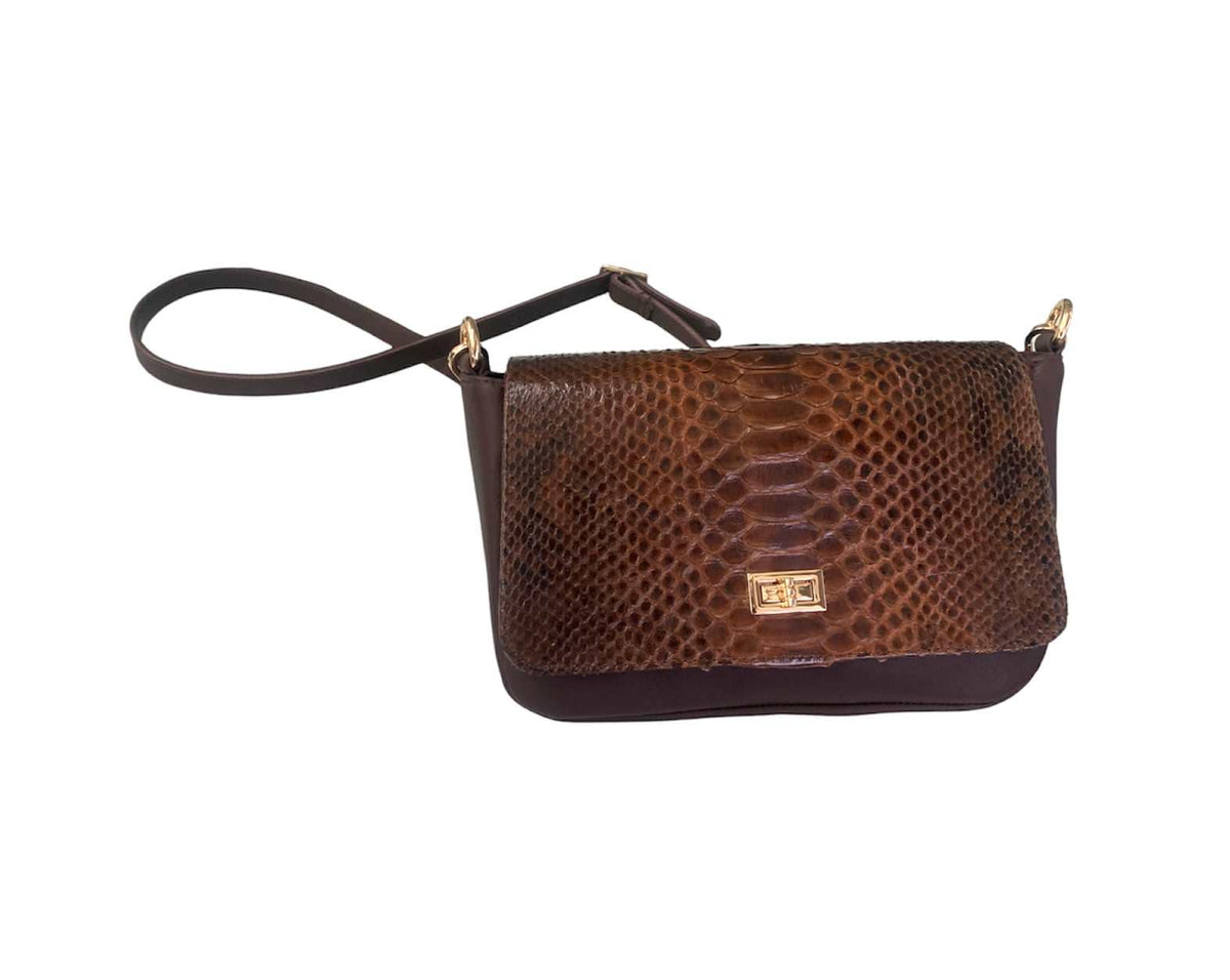 Bolso Crossbody 🐍 (Café) - mosvartimxBolso Crossbody 🐍 (Café)