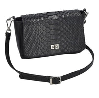 Bolso Crossbody  Sensation Pitón Negro