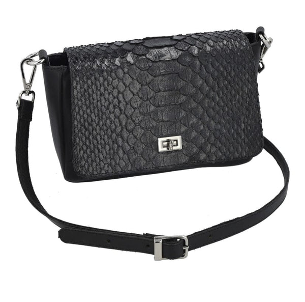 Bolso Crossbody  Sensation Pitón Negro