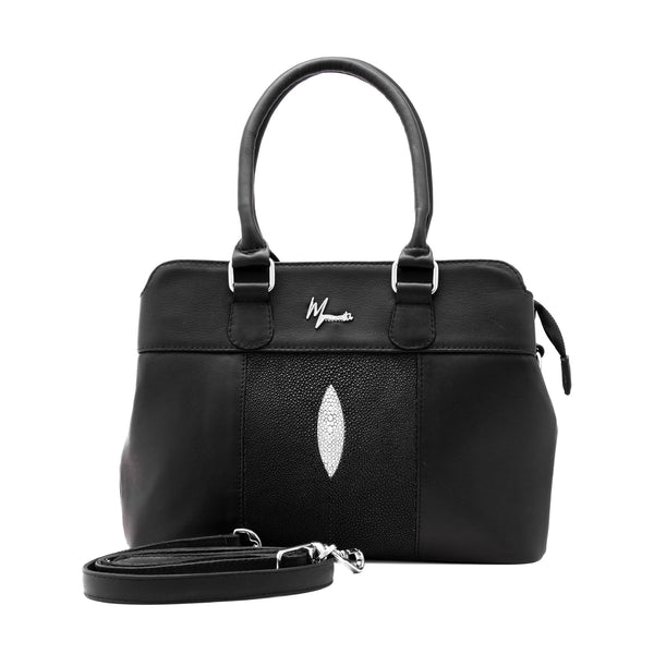 Bolso Mod Detroit color Negro Frente Mantarraya  Reyna color Negro